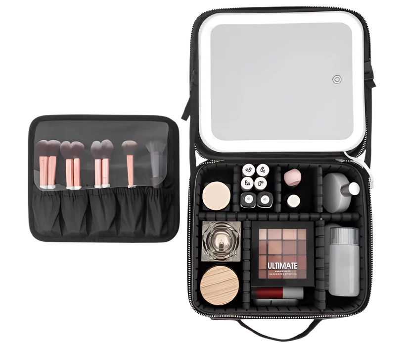 BeautyBox™: Organiza y Maquíllate con LUZ PRO donde sea 💄💡 + ENVIO GRATIS 🚛✨