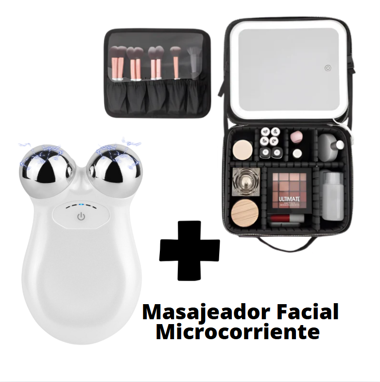 BeautyBox™: Organiza y Maquíllate con LUZ PRO donde sea 💄💡 + ENVIO GRATIS 🚛✨